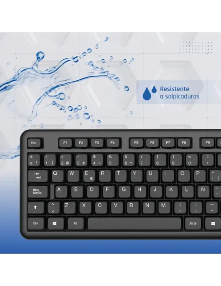iggual Teclado USB estándar CK-OFFICE-105T negro