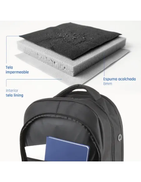 iggual Mochila portátil 15.6"-17" Office Pro Elite