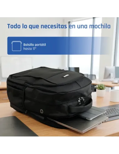 iggual Mochila portátil 15.6"-17" Office Pro Elite