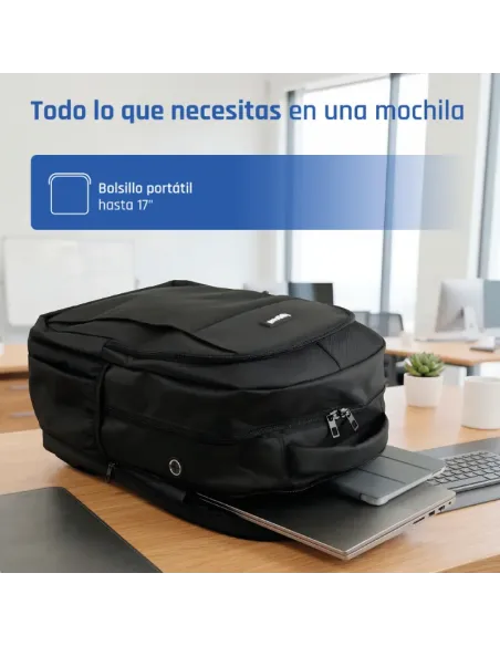 iggual Mochila portátil 15.6"-17" Office Pro Elite