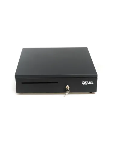iggual Cajón Portamonedas IRON-35 42cm 5+6 negro