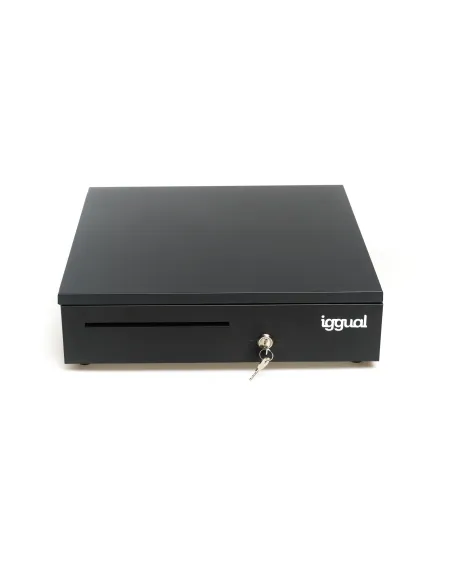 iggual Cajón Portamonedas IRON-35 42cm 5+6 negro