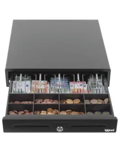 iggual Cajón Portamonedas IRON-70 44,5cm 5+8 negro 2