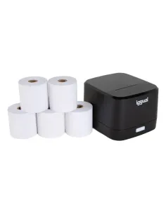 iggual Kit impresora térmica TP EASY 58 + 5 rollos