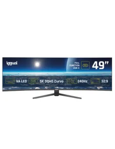 iggual Monitor 49" 5K DQHD 1ms 240Hz MM AA Curvo