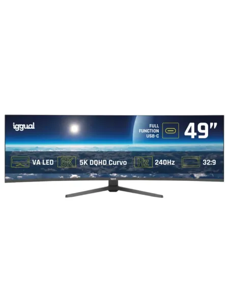 iggual Monitor 49" 5K DQHD 1ms 240Hz MM AA Curvo