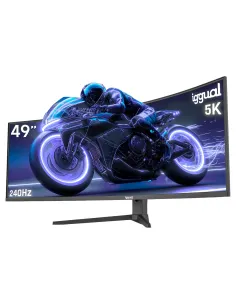 iggual Monitor 49" 5K DQHD 1ms 240Hz MM AA Curvo 2