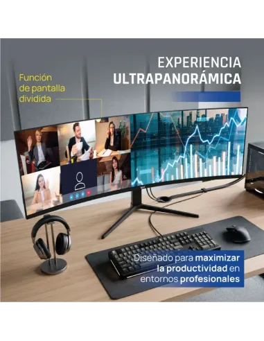 iggual Monitor 49" 5K DQHD 1ms 240Hz MM AA Curvo