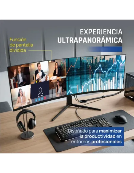 iggual Monitor 49" 5K DQHD 1ms 240Hz MM AA Curvo