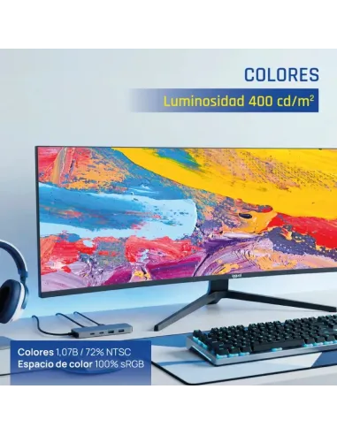 iggual Monitor 49" 5K DQHD 1ms 240Hz MM AA Curvo