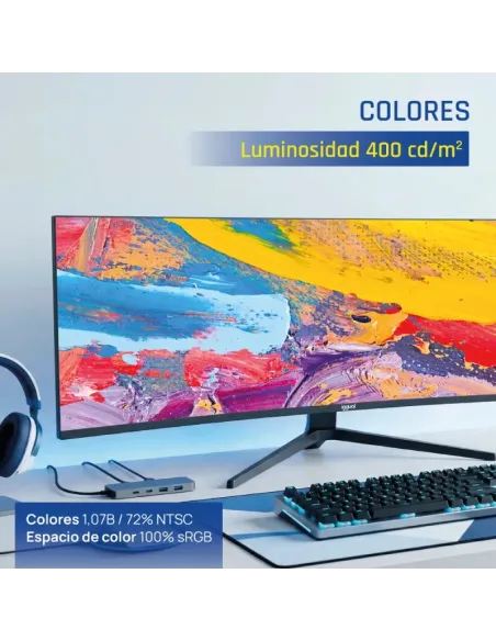 iggual Monitor 49" 5K DQHD 1ms 240Hz MM AA Curvo