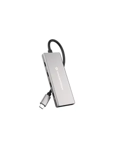 Conceptronic HUBBIES17G hub de interfaz USB 3.2 Gen 2 (3.1 Gen 2) Type-C 10000 Mbit s Gris