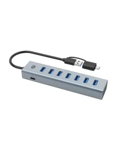Conceptronic HUBBIES21G hub de interfaz USB 3.2 Gen 1 (3.1 Gen 1) Type-A 5000 Mbit s Gris 2