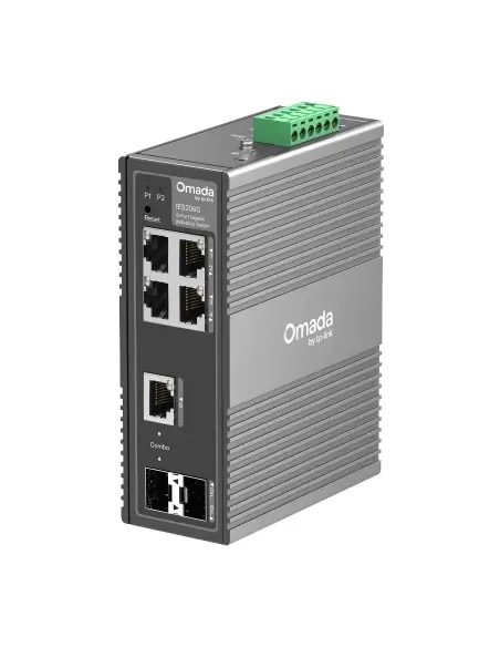 TP-Link Omada IES206G switch Gestionado Gigabit Ethernet (10 100 1000) Negro