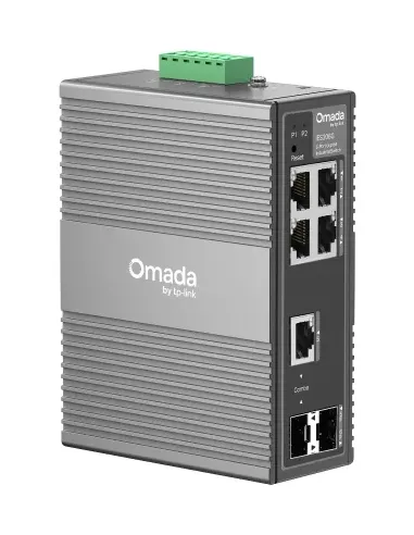 TP-Link Omada IES206G switch Gestionado Gigabit Ethernet (10 100 1000) Negro