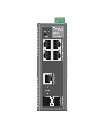 TP-Link Omada IES206G switch Gestionado Gigabit Ethernet (10 100 1000) Negro