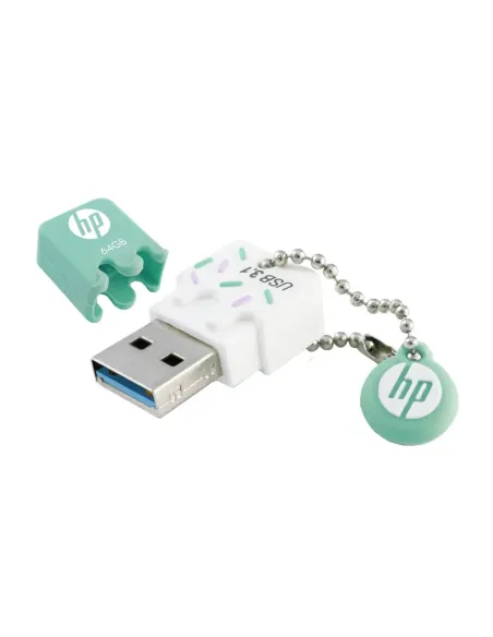 HP x778w unidad flash USB 64 GB USB tipo A 3.2 Gen 1 (3.1 Gen 1) Verde, Blanco
