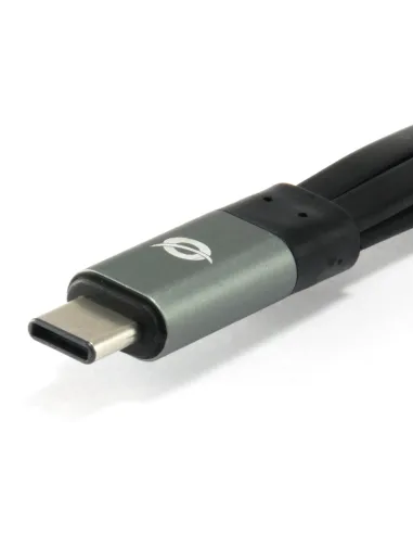 Conceptronic HUBBIES01G hub de interfaz USB 3.2 Gen 2 (3.1 Gen 2) Type-C 5000 Mbit s Gris
