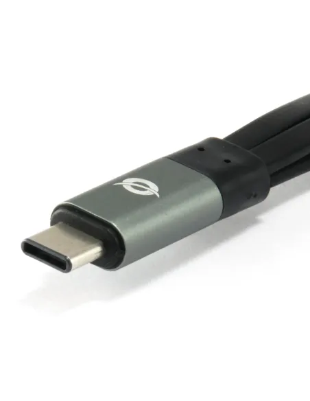 Conceptronic HUBBIES01G hub de interfaz USB 3.2 Gen 2 (3.1 Gen 2) Type-C 5000 Mbit s Gris