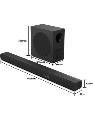 Hisense HS3100 Negro 3.1 canales 480 W