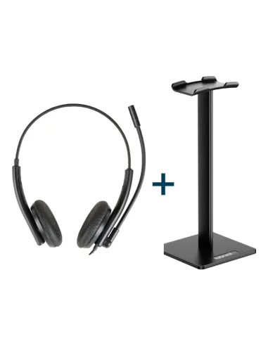 iggual Kit auriculares ENC3030 + soporte SA22