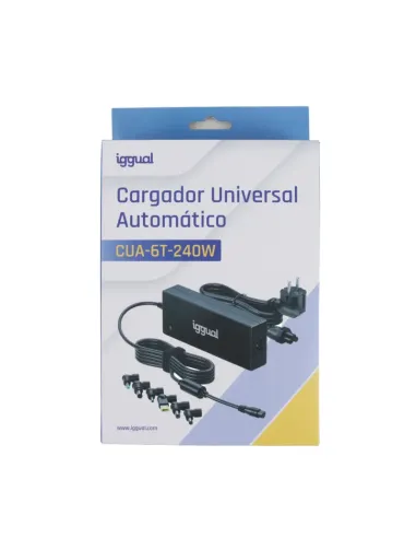 iggual Cargador Universal Automático CUA-6T-240W