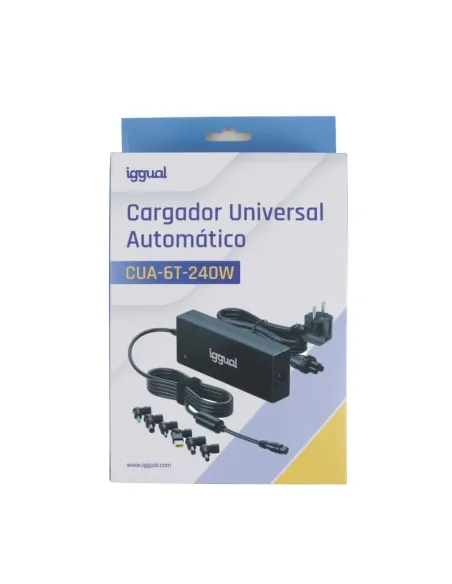 iggual Cargador Universal Automático CUA-6T-240W