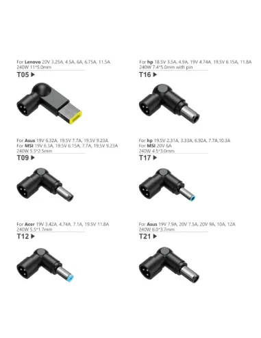 iggual Cargador Universal Automático CUA-6T-240W