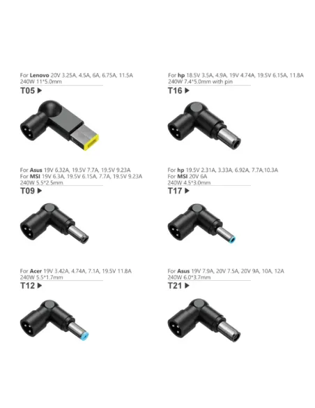 iggual Cargador Universal Automático CUA-6T-240W