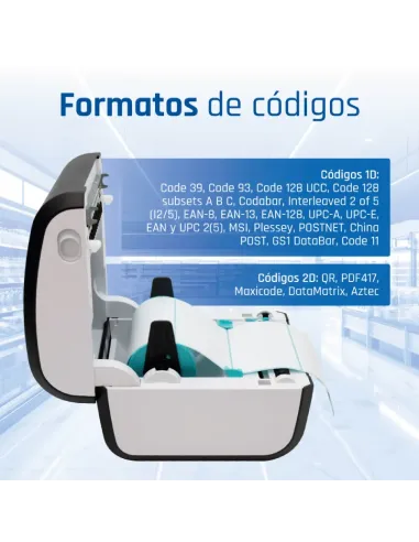 iggual Impresora etiquetas envíos USB+Bluetooth