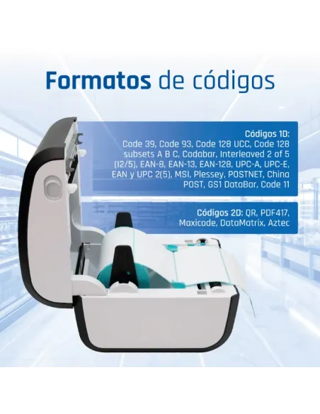 iggual Impresora etiquetas envíos USB+Bluetooth