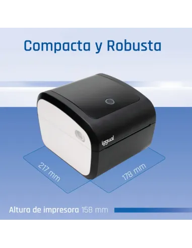 iggual Impresora etiquetas envíos USB+Bluetooth