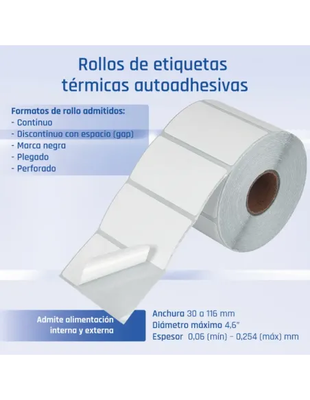 iggual Impresora etiquetas envíos USB+Bluetooth