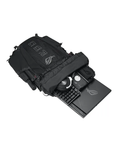ASUS ROG Archer ErgoAir mochila Mochila de gaming Negro EVA (Etileno Acetato de Vinilo), Licra, Nylon