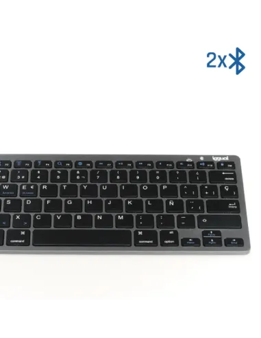 iggual Teclado Bluetooth Slim TKL-BT negro 2 canal