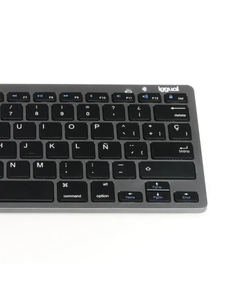 iggual Teclado Bluetooth Slim TKL-BT negro 2 canal