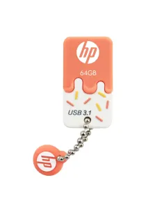 HP x778w unidad flash USB 64 GB USB tipo A 3.2 Gen 1 (3.1 Gen 1) Naranja, Blanco