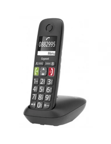 Telefono fijo inalambrico gigaset e290 negro 150 numeros -  21 tonos