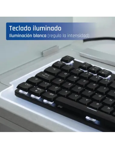 iggual Teclado USB mecánico CK-MECHA-105T negro