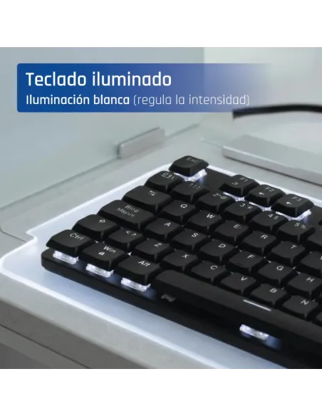 iggual Teclado USB mecánico CK-MECHA-105T negro