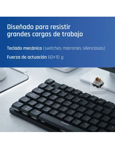 iggual Teclado USB mecánico CK-MECHA-105T negro