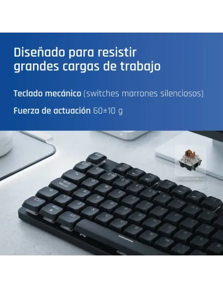 iggual Teclado USB mecánico CK-MECHA-105T negro