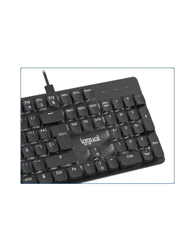 iggual Teclado USB mecánico CK-MECHA-105T negro