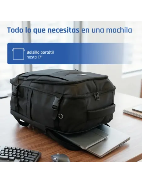 iggual Mochila portátil 15.6"-17" Voyage Pro Tech