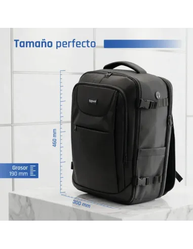 iggual Mochila portátil 15.6"-17" Voyage Pro Tech