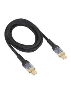 iggual Cable tipo C a tipo C 3A 1 metro trenzado LED 2