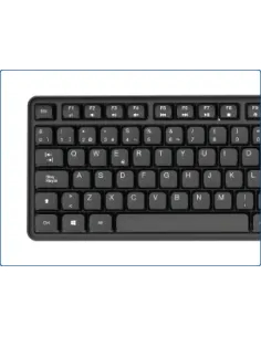 iggual Teclado USB estándar CK-SILENT-105T negro