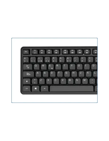 iggual Teclado USB estándar CK-SILENT-105T negro