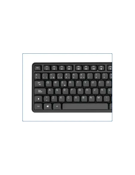iggual Teclado USB estándar CK-SILENT-105T negro