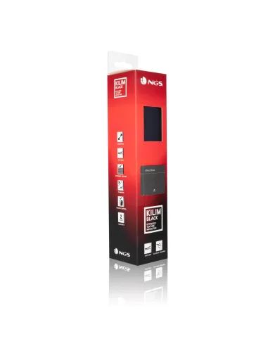 NGS MOUSE-1080 alfombrilla para ratón Alfombrilla de ratón para juegos Negro